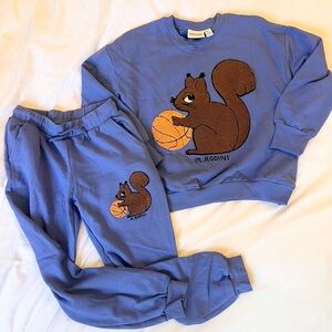 Mini Rodini sweatshirt and sweatpants set
